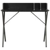 Desk Black 80x50x84 cm - Front View
