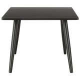 Coffee Table Black 120x60x46 Cm - Side View