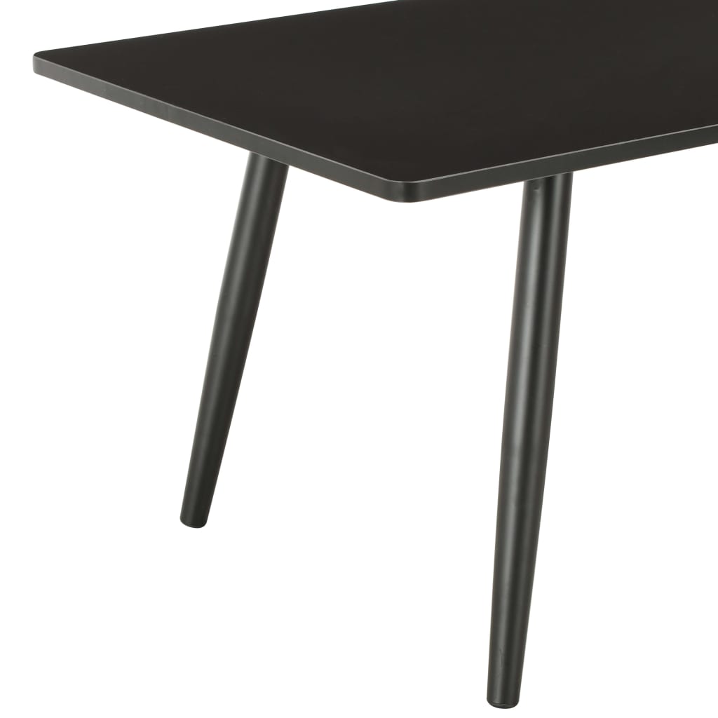 Coffee Table Black 120x60x46 Cm