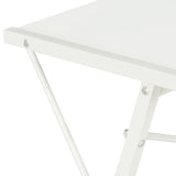 Desk With Shelf White 116x50x93 Cm - Rear View
