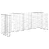 Gabion Wall for Garbage Bins Galvanised Steel 320x100x120 cm - Front View