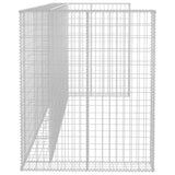 Gabion Wall for Garbage Bins Galvanised Steel 320x100x120 cm