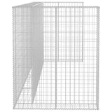 Gabion Wall for Garbage Bins Galvanised Steel 320x100x120 cm - 45-Degree Angle