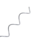 Gabion Spirals 24 pcs Galvanised Steel 100 cm - Rear View