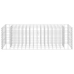 Gabion Raised Bed Galvanised Steel 90x30x30 cm