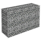 Gabion Raised Bed Galvanised Steel 90x30x60 cm - Side View