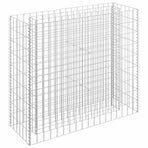 Gabion Raised Bed Galvanised Steel 90x30x90 cm