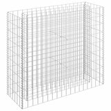 Gabion Raised Bed Galvanised Steel 90x30x90 cm - Front View