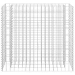 Gabion Raised Bed Galvanised Steel 90x30x90 cm