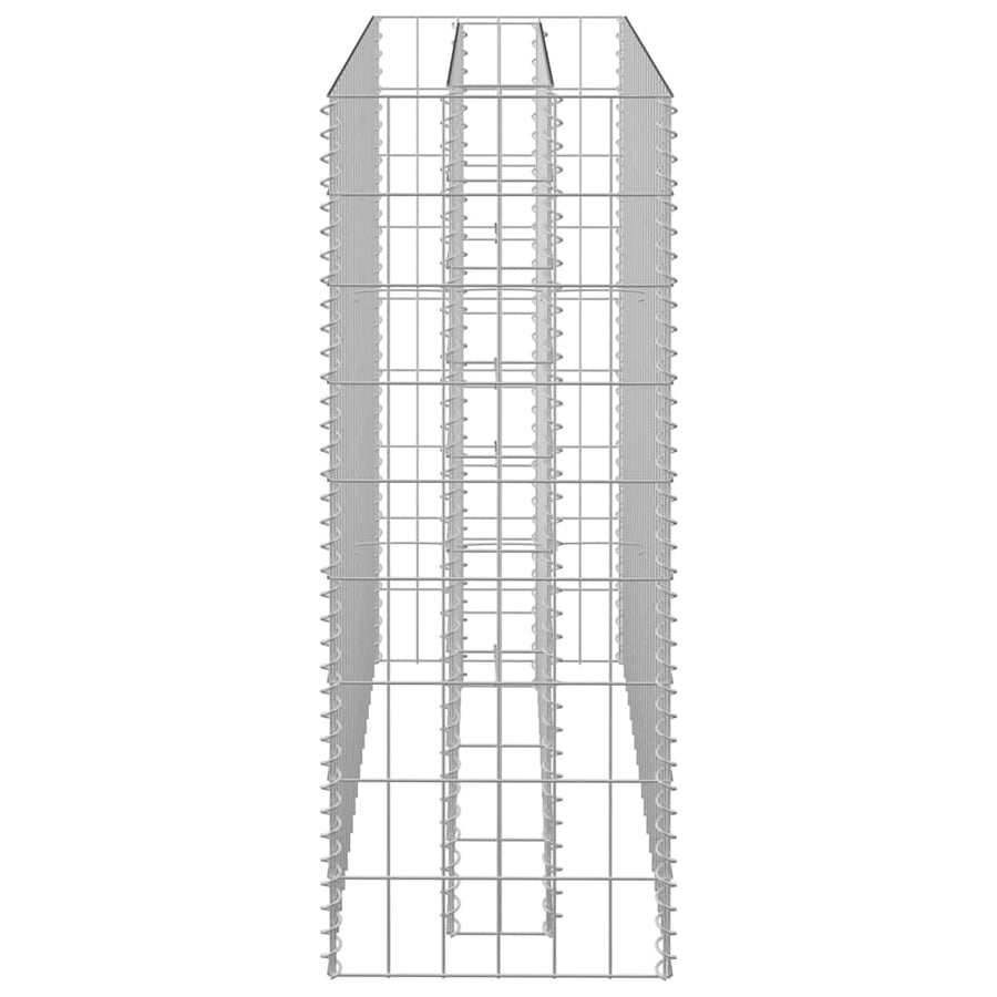 Gabion Raised Bed Galvanised Steel 90x30x90 cm