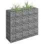 Gabion Raised Bed Galvanised Steel 90x30x90 cm