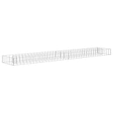 Gabion Raised Bed Galvanised Steel 180x30x10 cm