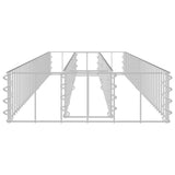 Gabion Raised Bed Galvanised Steel 180x30x10 cm