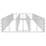 Gabion Raised Bed Galvanised Steel 180x30x10 cm