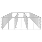 Gabion Raised Bed Galvanised Steel 180x30x10 cm - Top-Down View