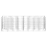 Gabion Raised Bed Galvanised Steel 180x30x60 cm