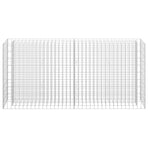 Gabion Raised Bed Galvanised Steel 180x30x90 cm