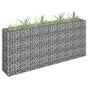 Gabion Raised Bed Galvanised Steel 180x30x90 cm