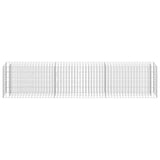 Gabion Raised Bed Galvanised Steel 270x30x60 cm