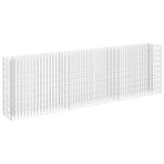 Gabion Raised Bed Galvanised Steel 270x30x90 cm
