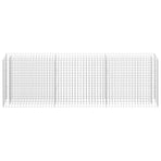 Gabion Raised Bed Galvanised Steel 270x30x90 cm