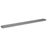 Gabion Raised Bed Galvanised Steel 360x30x10 cm - Top-Down View