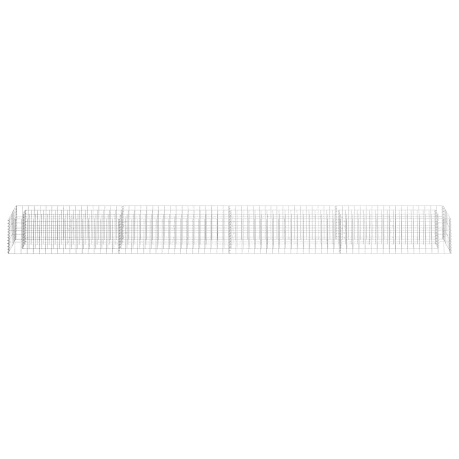 Gabion Raised Bed Galvanised Steel 360x30x30 cm