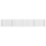 Gabion Raised Bed Galvanised Steel 360x30x60 cm - Top-Down View