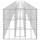 Gabion Raised Bed Galvanised Steel 450x30x30 cm - 45-Degree Angle