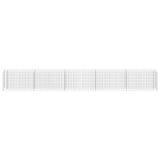 Gabion Raised Bed Galvanised Steel 450x30x60 cm