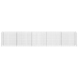 Gabion Raised Bed Galvanised Steel 450x30x90 cm