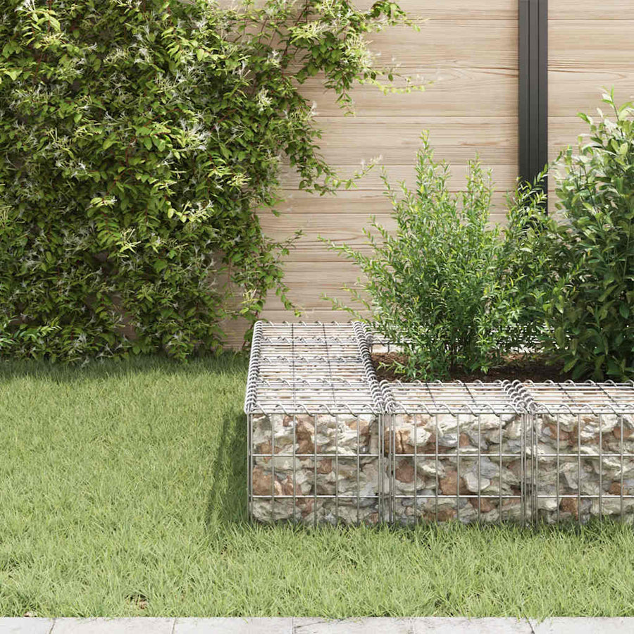 Cube Gabion Raised Bed Steel Wire 30x30x30 cm