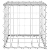 Cube Gabion Raised Bed Steel Wire 30x30x30 cm - Top-Down View
