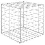 Cube Gabion Raised Bed Steel Wire 40x40x40 cm - Front View