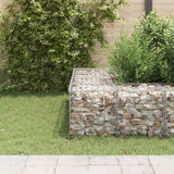 Cube Gabion Raised Bed Steel Wire 40x40x40 cm - Side View