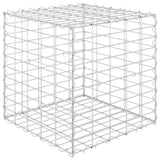 Cube Gabion Raised Bed Steel Wire 50x50x50 cm - Front View