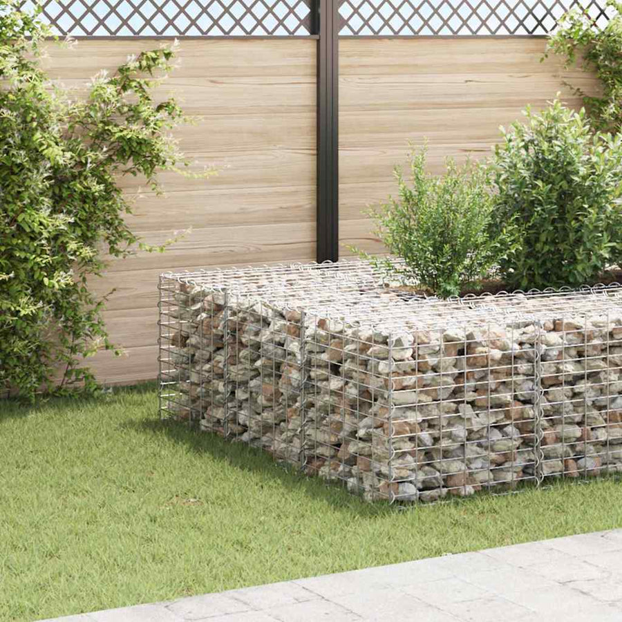 Cube Gabion Raised Bed Steel Wire 60x60x60 cm