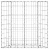 Trapezium Gabion Raised Bed Galvanised Steel 100x20x100 cm