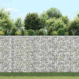 Trapezium Gabion Raised Bed Galvanised Steel 100x20x100 cm