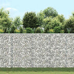 Trapezium Gabion Raised Bed Galvanised Steel 100x20x100 cm