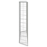 Trapezium Gabion Raised Bed Galvanised Steel 150x20x100 cm - Close-Up Angle