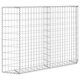 Trapezium Gabion Raised Bed Galvanised Steel 150x20x100 cm - Low Angle
