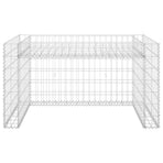 Lawn Mower Garage with Raised Bed 110x80x60 cm Steel Wire