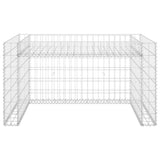 Lawn Mower Garage with Raised Bed 110x80x60 cm Steel Wire - Side View