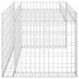 Lawn Mower Garage with Raised Bed 110x80x60 cm Steel Wire