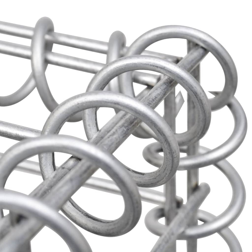H-Shaped Gabion Planter Steel Wire 260x40x60 cm