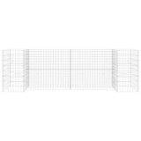 H-Shaped Gabion Planter Steel Wire 260x40x80 cm