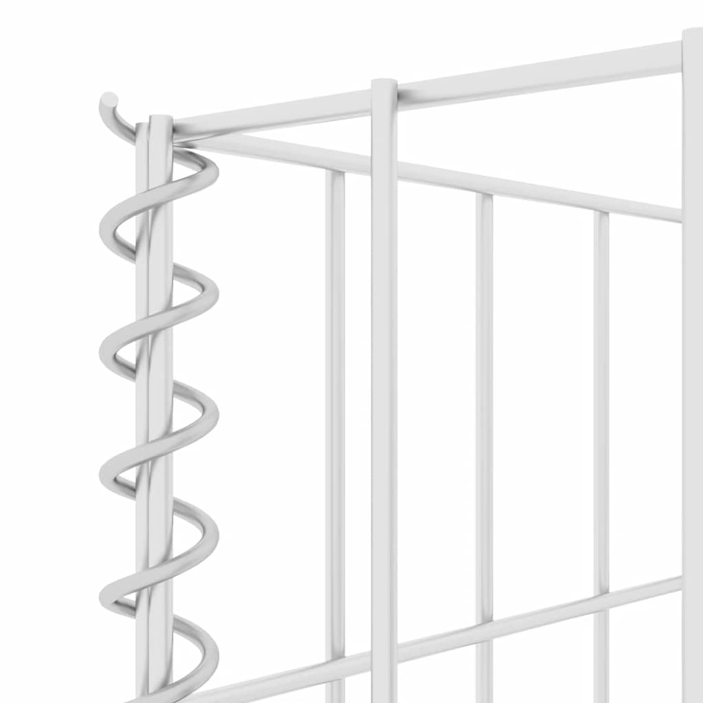 H-Shaped Gabion Planter Steel Wire 260x40x80 cm