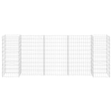 H-Shaped Gabion Planter Steel Wire 260x40x100 cm
