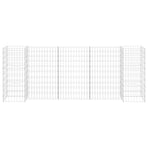 H-Shaped Gabion Planter Steel Wire 260x40x100 cm